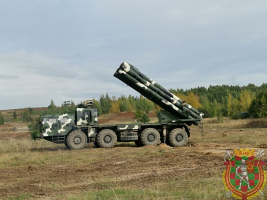 Тактическое учение на полигоне Осиповичский