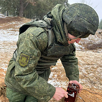 С военнослужащими 7-го инженерного полка СЗОК проведено занятие по подрывному делу