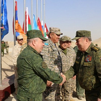 Торжественное открытие совместных учений