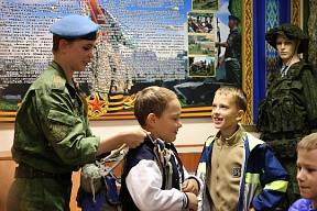 В 103 овдбр продолжается работа летнего военно-патриотического лагеря