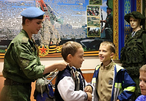 В 103 овдбр продолжается работа летнего военно-патриотического лагеря