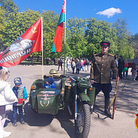 Торжественные мероприятия, посвященные 78-й годовщине Великой Победы, прошли в 72 ОУЦ