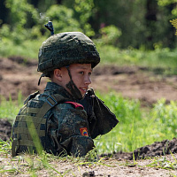 В Военной академии продолжается учебно-полевой сбор с кадетами и суворовцами 