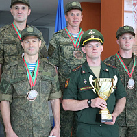 Награждение победителей чемпионата по военно-прикладному многоборью