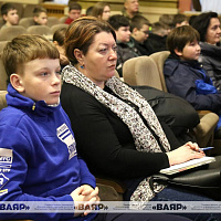 В Минском суворовском военном училище прошёл день открытых дверей
