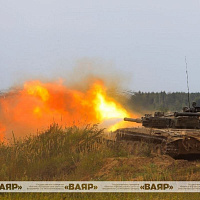 Военнослужащие танкового подразделения 19 омбр выполнили упражнение контрольных стрельб