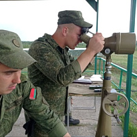 Полевая учеба гвардейцев