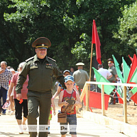 Открытие моста через реку Можа в населенном пункте Ухвала