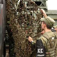 Занятия по специальной подготовке с военнослужащими 36 дмостбр