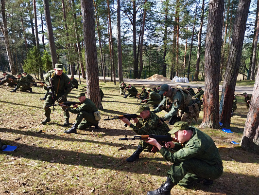 В Вилейском районе продолжается учебный сбор по территориальной обороне