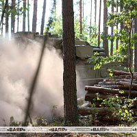 Танкисты и зенитчики выполняют задачи по усилению государственной границы на южном направлении