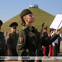 Гродненские курсанты приняли Военную присягу