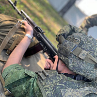 Курсанты военно-медицинского института в БГМУ выполнили упражнения начальных стрельб