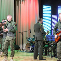 Чествование военнослужащих в 30 ождбр