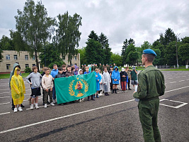 Торжественное открытие смены военно-патриотического лагеря «Память»