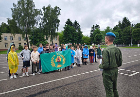 Торжественное открытие смены военно-патриотического лагеря «Память»