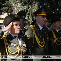 Открытие мемориального знака, посвященного военным медикам, погибшим в годы Великой Отечественной войны