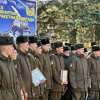 В 15 зрбр в торжественной обстановке провожают в запас военнослужащих срочной военной службы