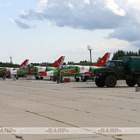 На аэродроме в/ч 19764 прошли плановые полеты