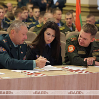 В Минском суворовском военном училище прошёл финал конкурса «Курсант года»