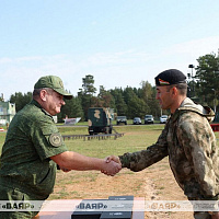 Состоялась церемония закрытия учения ОДКБ «Поиск-2025» на Лепельском полигоне