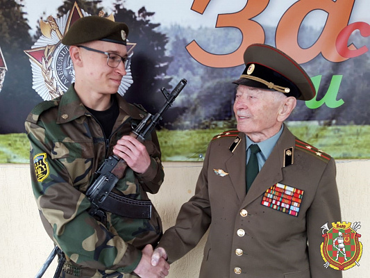 С напутствием от ветерана Великой Отечественной
