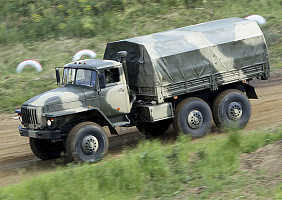 В горное мотострелковое соединение ЮВО поступила партия новых автомобилей повышенной проходимости Урал-4320
