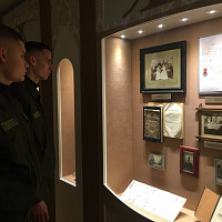 Военнослужащие 361 боо (ЦОВУ) посетили Литературный музей Максима Богдановича