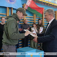 Военизированная эстафета профсоюзной организации Вооружённых Сил Беларуси профессионального союза работников государственных и иных учреждений