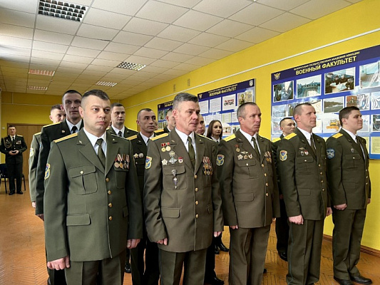 На военном факультете в БГАА состоялся очередной выпуск специалистов