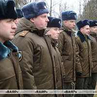 Сбор под руководством начальника управления службы войск Вооружённых Сил