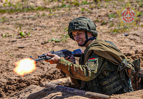 Комплексное тактическое занятие с военнослужащими нового пополнения
