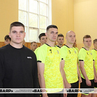 Торжественное открытие чемпионата Вооружённых Сил Республики Беларусь по мини-футболу