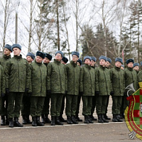 Военнослужащие нового пополнения в/ч 30151 готовятся к принятию Военной присяги