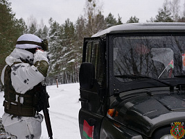 Выполнение задач военнослужащими 11-й омбр