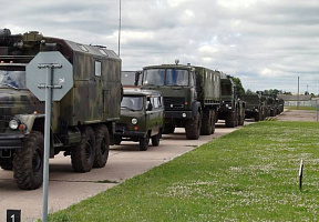 Военнослужащие 336 реабр совершили 50-километровый марш