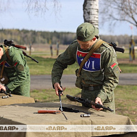 Продолжается состязание, призванное выявить лучших в военно-профессиональном мастерстве среди военнослужащих Вооружённых Сил