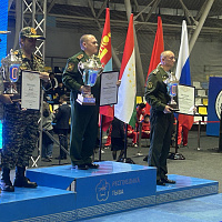 Белорусские армейские спортсмены взяли бронзу на престижном международном турнире по спортивной борьбе в России