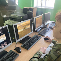 Занятия с воспитанниками военно-патриотического клуба «Юный танкист»