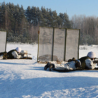 Занятия по огневой подготовке с военнослужащими 11 омбр