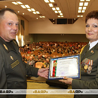 В Гродненском гарнизоне прошло торжественное собрание, посвященное 85-летию 1134 ВКМЦ