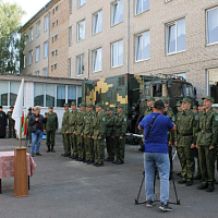 Открытие военно-патриотического клуба «Пламя»