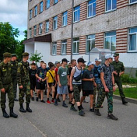Минскую военную комендатуру посетили дети военно-патриотического лагеря «Гвардеец» города Минска