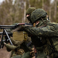 Занятия по тактике с курсантами Военной академии