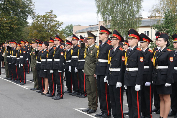 Новый учебный год в Борисовском кадетском училище Минской области