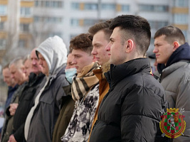 Тренировка по приему военнообязанных