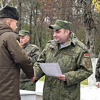 Чествование военнослужащих, выслуживших установленные сроки военной службы