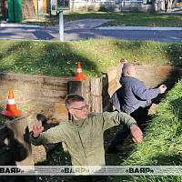 В Гродненском гарнизоне прошел военно-спортивный праздник, посвященный Дню отца