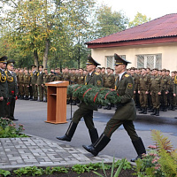 Торжественный митинг, посвященный Дню мотострелков