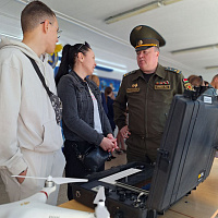 На военном факультете в БГАА прошел день открытых дверей